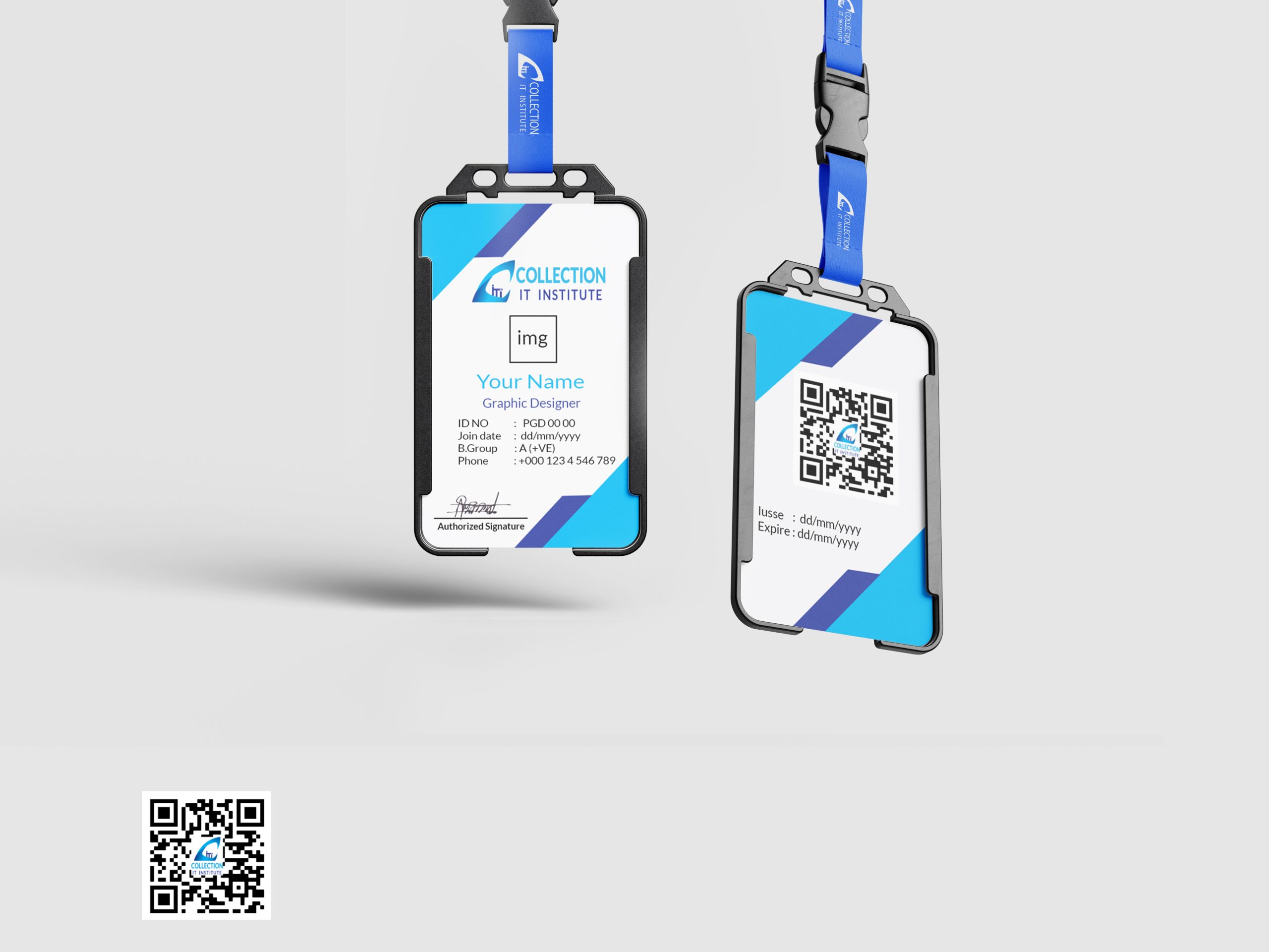 Identification Card Templates Free Download on-Collection IT Institute